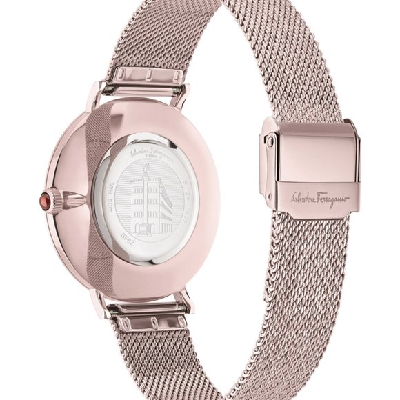 Ferragamo Rose Gold 36mm Ladies Watch - Picture 3 of 4